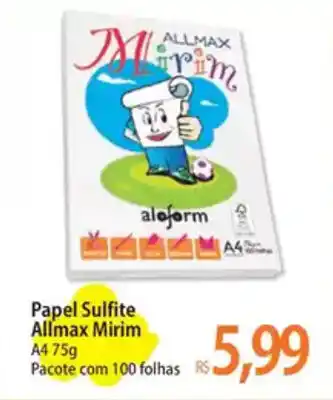 Atacadão Papel Sulfite Allmax Mirim oferta