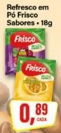 Rede Supermarket Refresco em Pó Frisco Sabores oferta