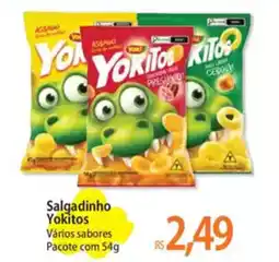 Atacadão Salgadinho Yokitos Vários sabores Pacote oferta