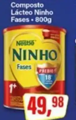 Rede Supermarket Composto Lácteo Ninho Fases oferta