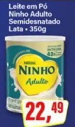 Rede Supermarket Leite em Pó Ninho Adulto Semidesnatado Lata oferta