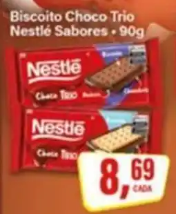 Rede Supermarket Biscoito Choco Trio Nestlé Sabores oferta