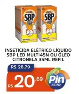 Pinheiro Supermercado Inseticida elétrico líquido sbp led multi45n ou óleo citronela refil oferta