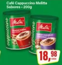 Rede Supermarket Café Cappuccino Melitta Sabores. oferta