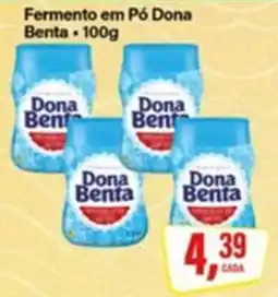 Rede Supermarket Fermento em Pó Dona Benta oferta