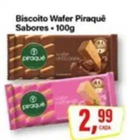 Rede Supermarket Biscoito Wafer Piraquè Sabores oferta