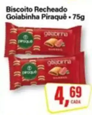 Rede Supermarket Biscoito Recheado Goiabinha Piraquê oferta