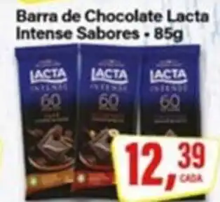 Rede Supermarket Barra de Chocolate Lacta Intense Sabores oferta