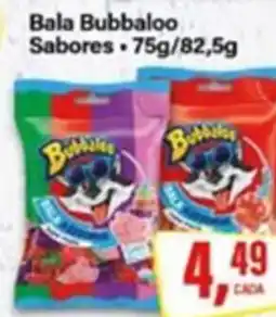 Rede Supermarket Bala Bubbaloo Sabores oferta