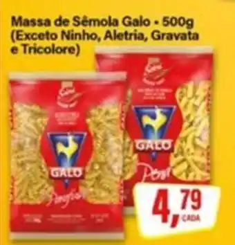 Rede Supermarket Massa de Semola Galo oferta