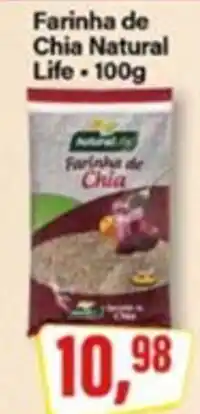 Rede Supermarket Farinha de Chia Natural Life oferta