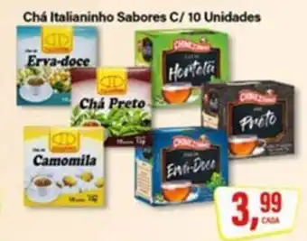 Rede Supermarket Chá Italianinho Sabores oferta