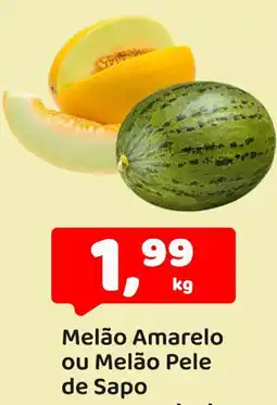 Mineirão Atacarejo Melão Amarelo ou Melão Pele de Sapo oferta