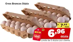 Rede Vivo Ovos Brancos Dúzia oferta