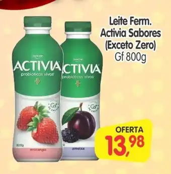 Cercadão Leite Ferm. Activia Sabores oferta