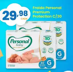 Supermercado Bergamini Fralda Personal Premium Protection C/30 oferta