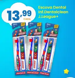 Supermercado Bergamini Escova Dental Inf.Dentalclean J.League+ oferta