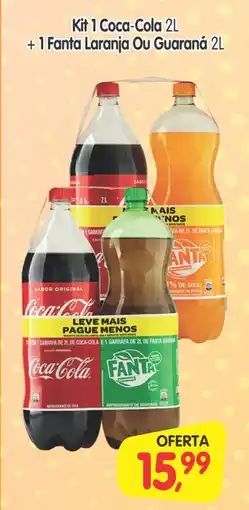 Cercadão Kit 1 Coca-Cola +1 Fanta Laranja Ou Guaraná oferta