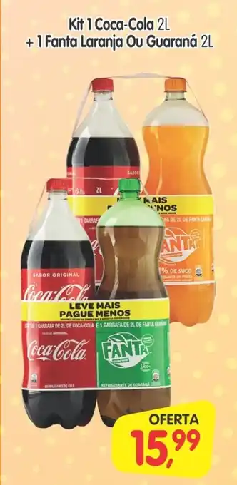 Cercadão Kit 1 Coca-Cola +1 Fanta Laranja Ou Guaraná oferta