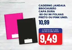 Apoio Mineiro Caderno jandaia brochurão capa dura oferta