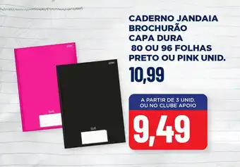 Apoio Mineiro Caderno jandaia brochurão capa dura oferta