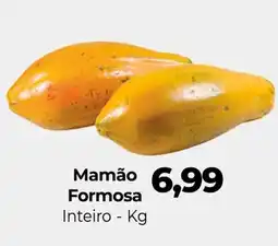 Supermercados Andreazza Mamão Formosa Inteiro oferta