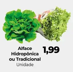 Supermercados Andreazza Alface Hidropônica ou Tradicional Unidade oferta