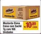 Max Atacadista Ekma - mostarda caixa com sachê oferta