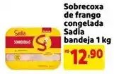 Extra Sadia - sobrecoxa de frango congelada oferta