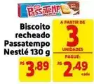 Extra Nestlé - biscoito recheado passatempo oferta