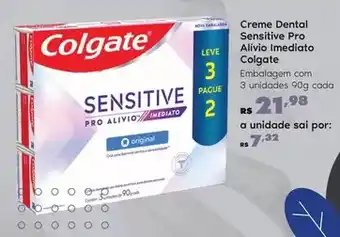 Sam's Club Colgate - creme dental sensitive pro alivio imediato oferta