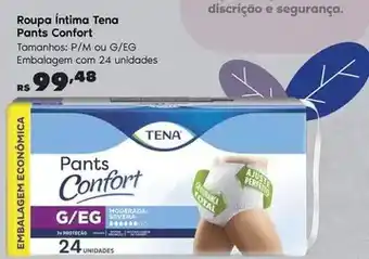 Sam's Club Tena - roupa intima pants confort oferta