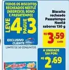 Mercado Extra Nestlé - biscoito recheado passatempo oferta