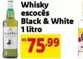 Extra Black & white - whisky escocês oferta