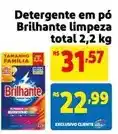 Mercado Extra Brilhante - detergente em pó limpeza oferta