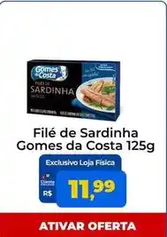 Tonin Superatacado Gomes da costa - file de sardinha oferta