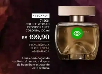 O Boticário O boticario - coffee woman desodorante colônia oferta