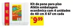 Mercado Extra Alklin - kit de pano para piso oferta