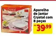 Mercado Extra Crystal - aparelho de jantar com 8 peças oferta