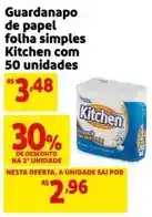 Mercado Extra Kitchen - guardanapo de papel folha simples com 50 unidades oferta