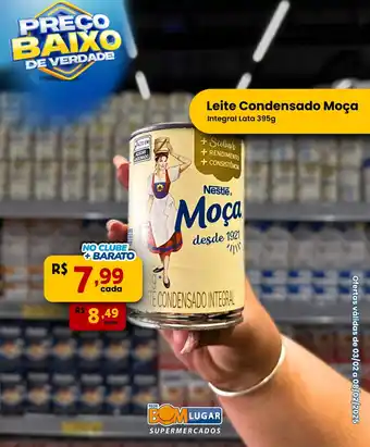 Rede Bom Lugar Leite Condensado Moça Integral Lata oferta