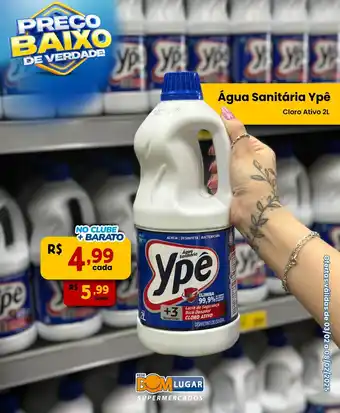 Rede Bom Lugar Água Sanitária Ypê Cloro Ativo oferta