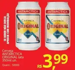 Supermercados Koch Cerveja ANTARCTICA ORIGINAL lata un. oferta