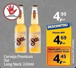 Tenda Atacado Cerveja Premium Sol Long Neck oferta