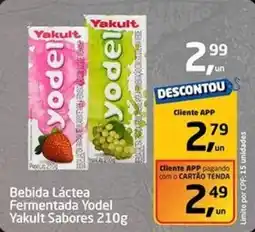 Tenda Atacado Bebida Láctea Fermentada Yodel Yakult Sabores oferta