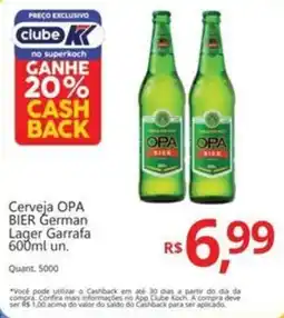 Supermercados Koch Cerveja OPA BIER German Lager Garrafa oferta