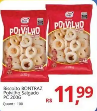 Supermercados Koch Biscoito BONTRAZ Polvilho Salgado PC oferta