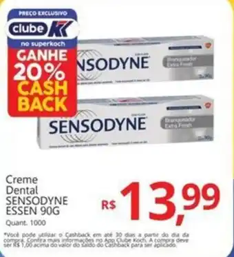 Supermercados Koch Creme Dental SENSODYNE ESSEN oferta