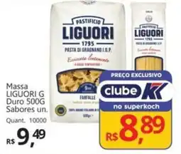 Supermercados Koch Massa LIGUORI G Duro Sabores un. oferta