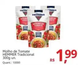 Supermercados Koch Molho de Tomate HEMMER Tradicional oferta